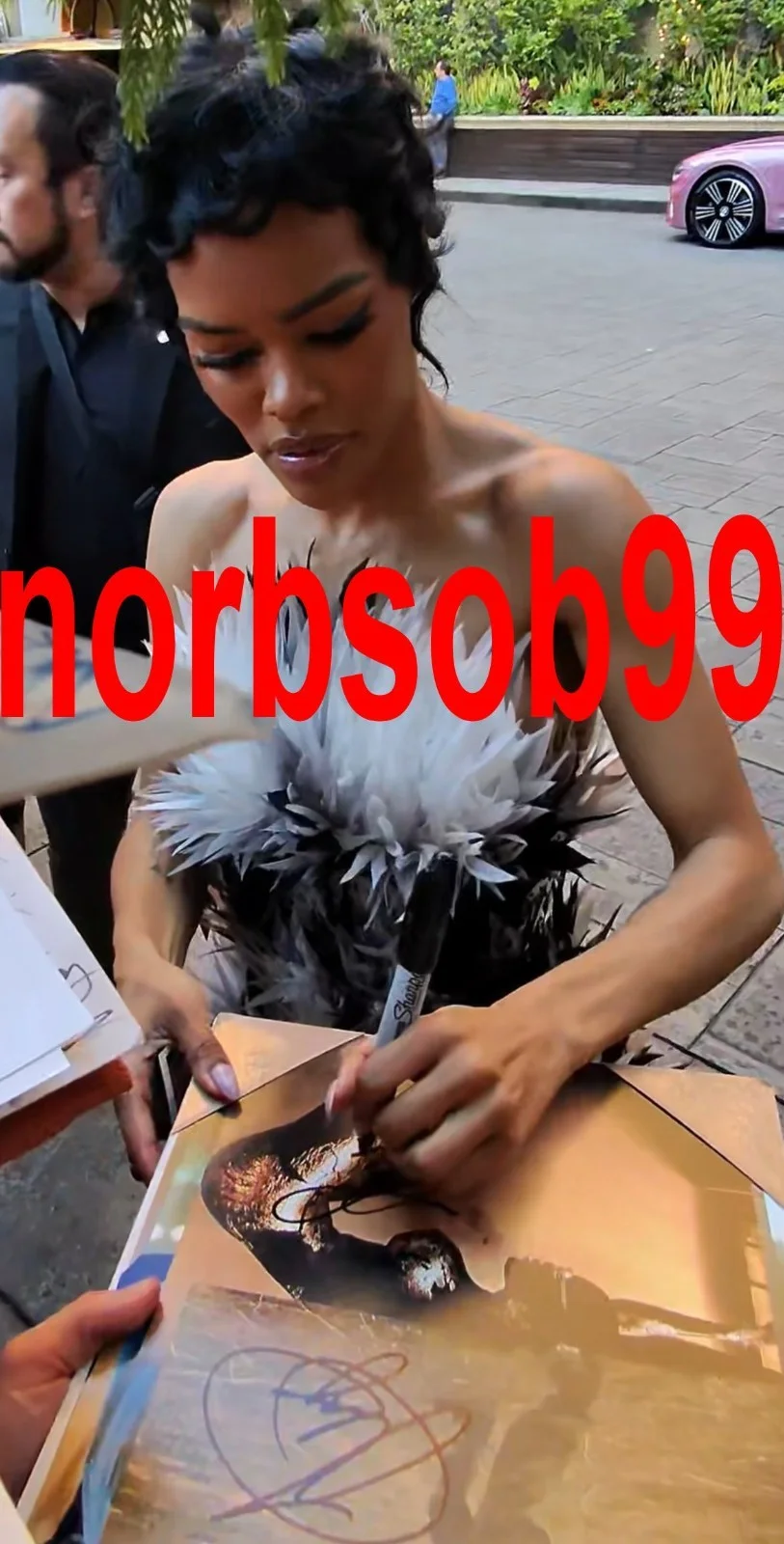 TEYANA TAYLOR SIGNED AUTOGRAPH CHAMPIONS NUDE 8x10 PHOTO w/EXACT VIDEO PROOF COA, изображение 4
