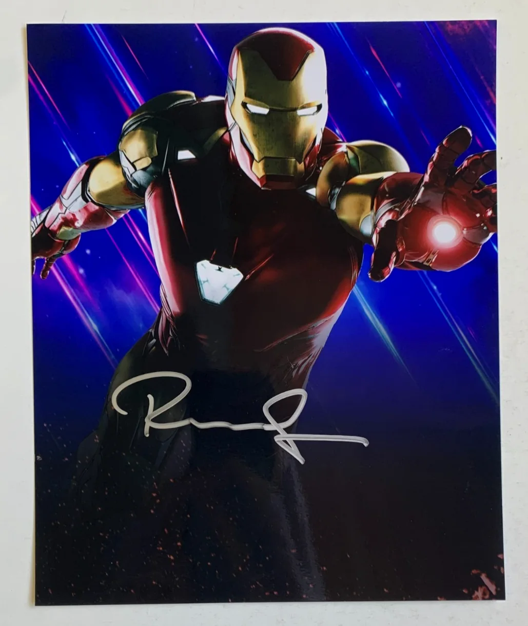 Robert Downey Jr — ROBERT DOWNEY JR. Iron Man signed photo, w/ COA, 8x10, изображение 4