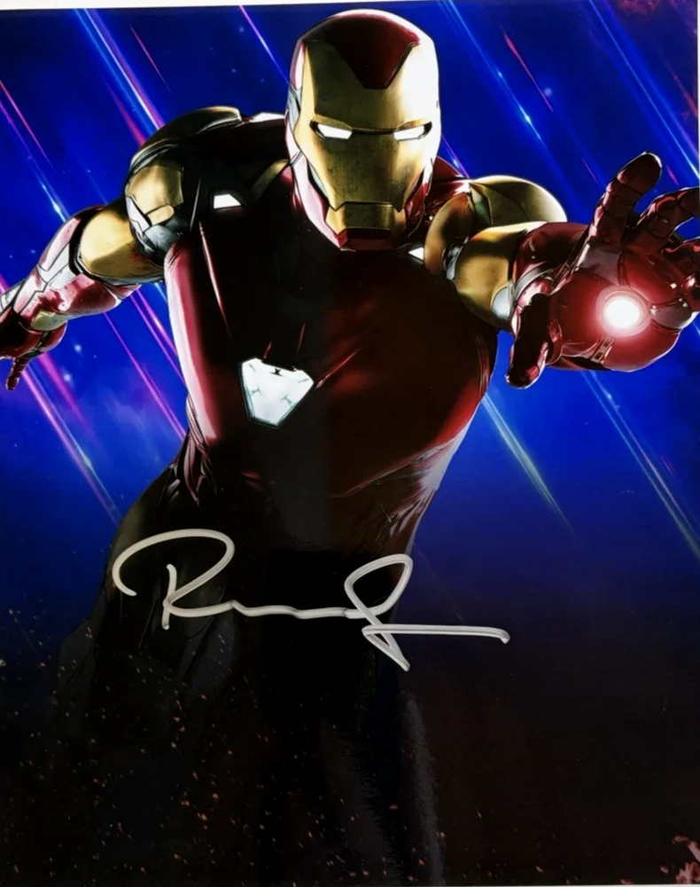 Robert Downey Jr — ROBERT DOWNEY JR. Iron Man signed photo, w/ COA, 8x10, изображение 5