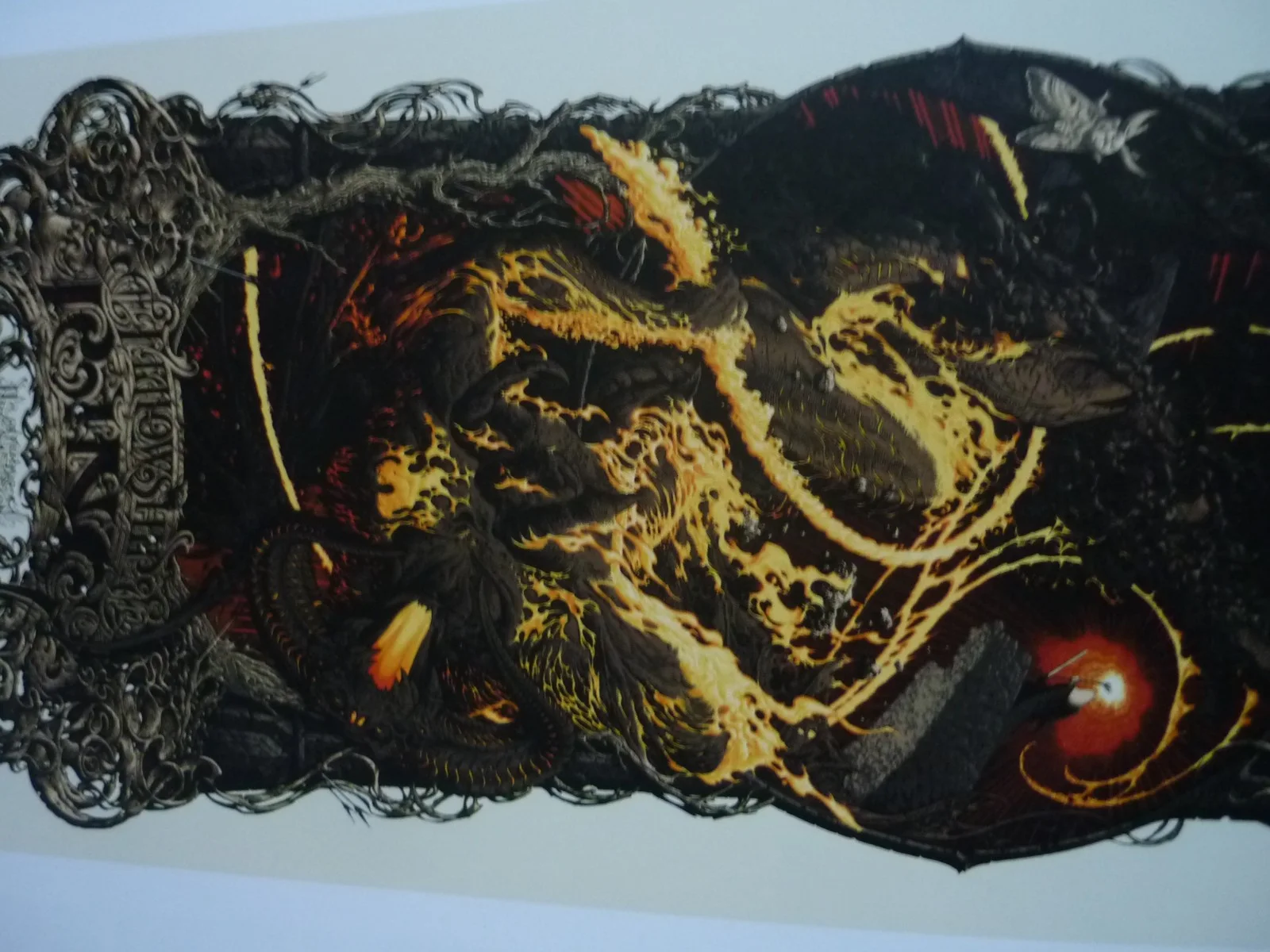 a4 Framed mounted poster cinema screening the lord of the rings fellowship, image 2