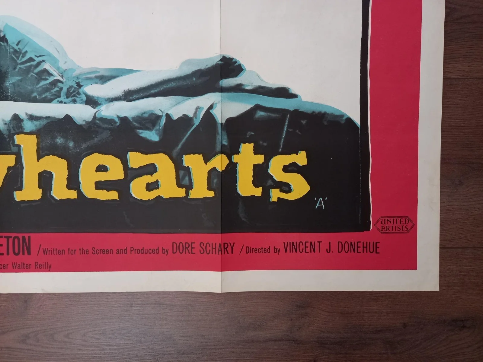 LONELYHEARTS 1958 BRITISH QUAD POSTER MONTGOMERY CLIFT ROBERT RYAN MYRNA LOY, image 5