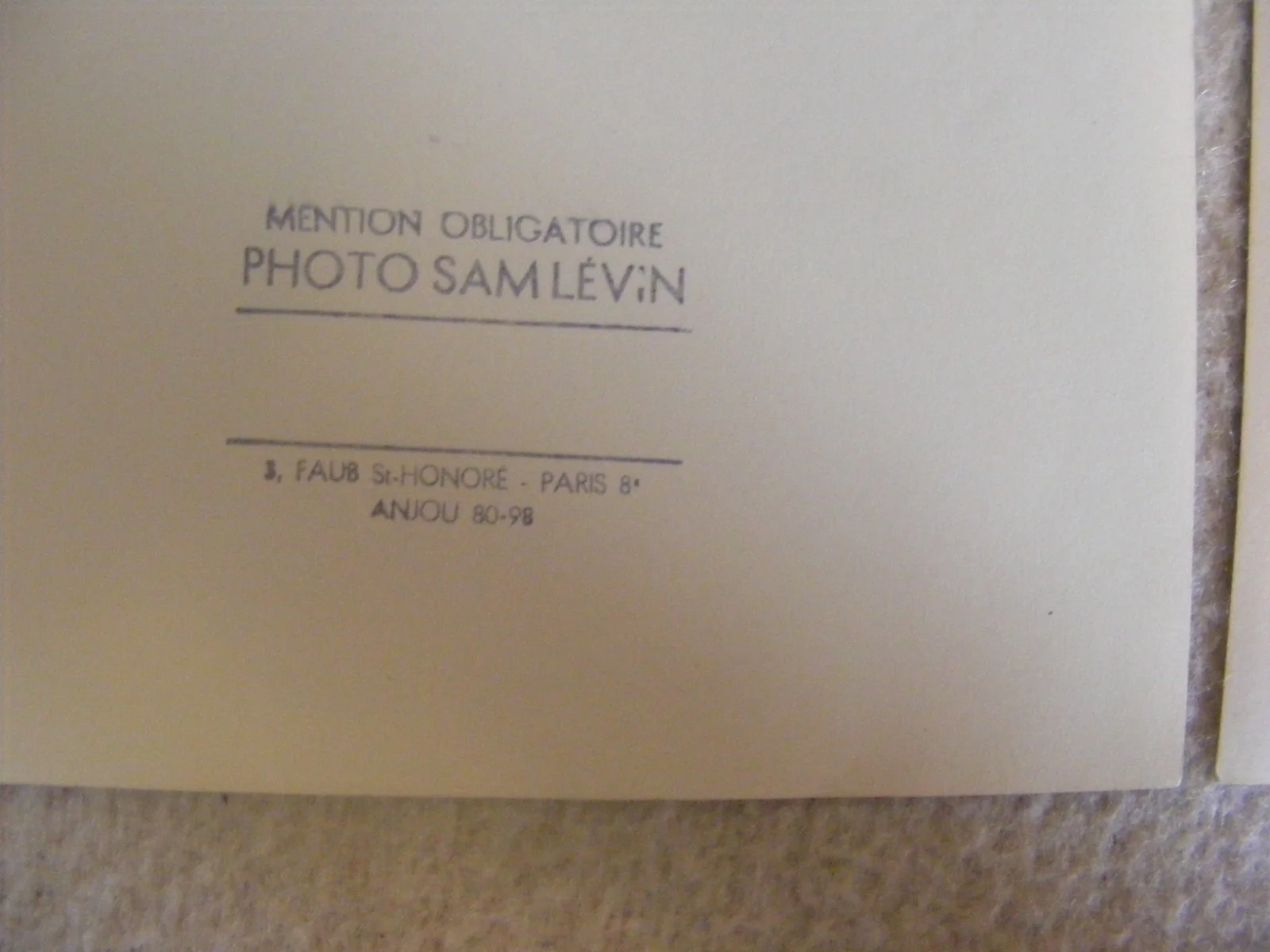 2 french sam levin film promo photographs; noelle adam/dominique wilms, paris, изображение 5