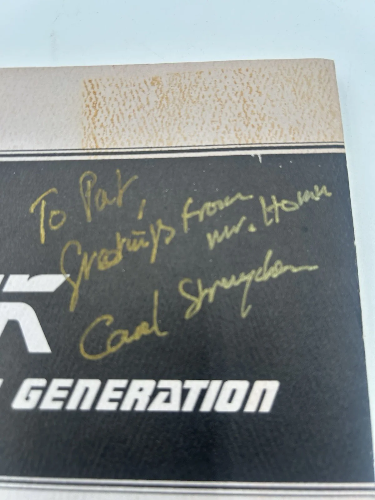 Carel Struycken — CAREL STRUYCKEN Signed STAR TREK HAVEN Vintage Script, AUTHENTIC Autograph, image 4