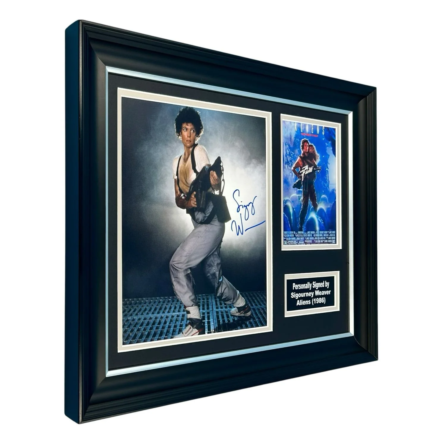 Sigourney Weaver Signed Photo Framed & COA Alien Movie Poster Autograph Auto, изображение 2