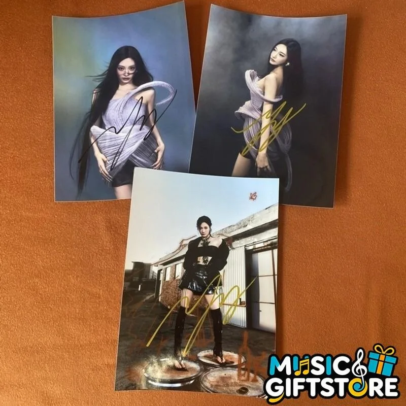 aespa NINGNING Autographed Signed Photo Metal China K-POP Collection 2024 #MUGS, изображение 2