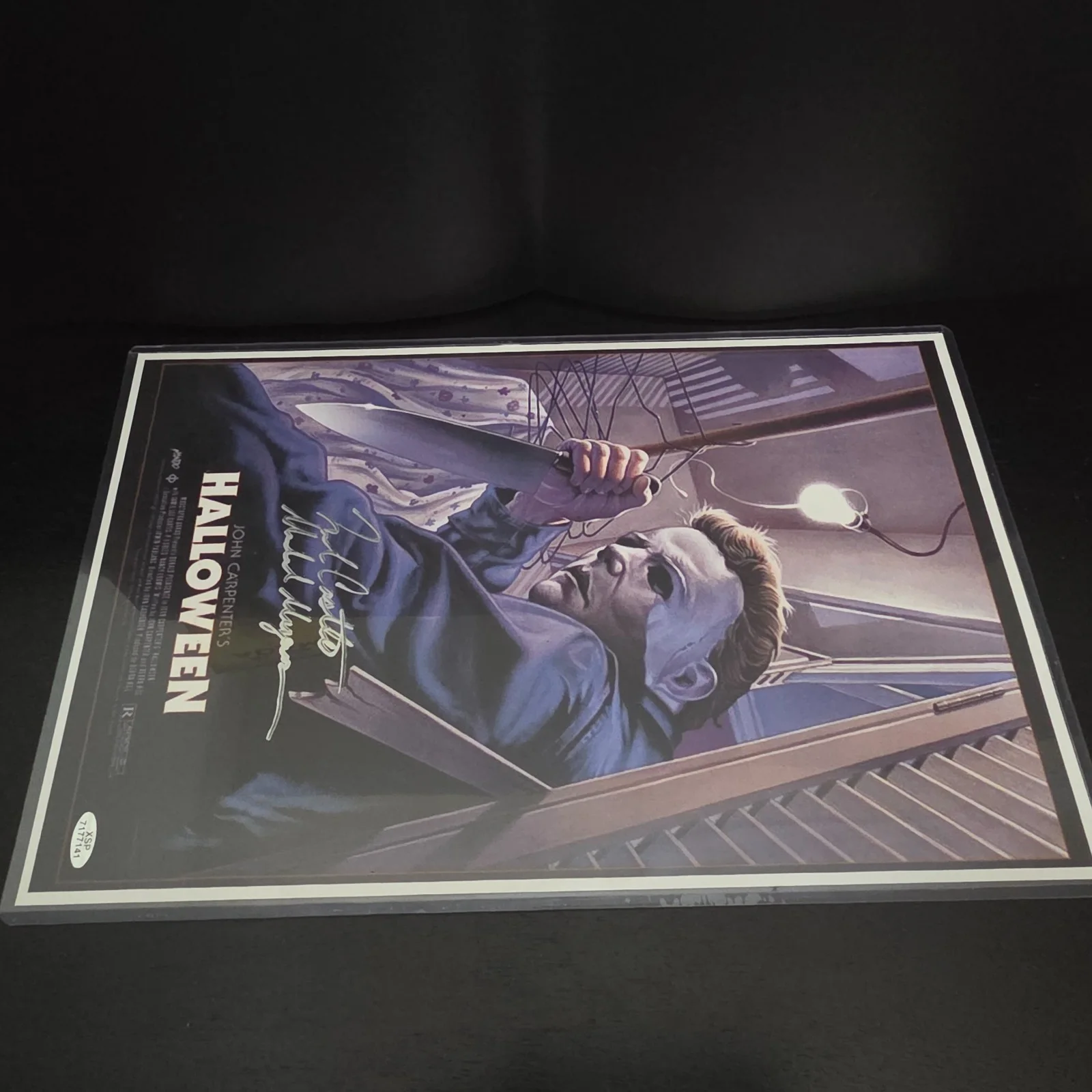 Halloween 1978: Micheal Myers Nick Castle Signed 11x17 Art Poster XSP, image 3