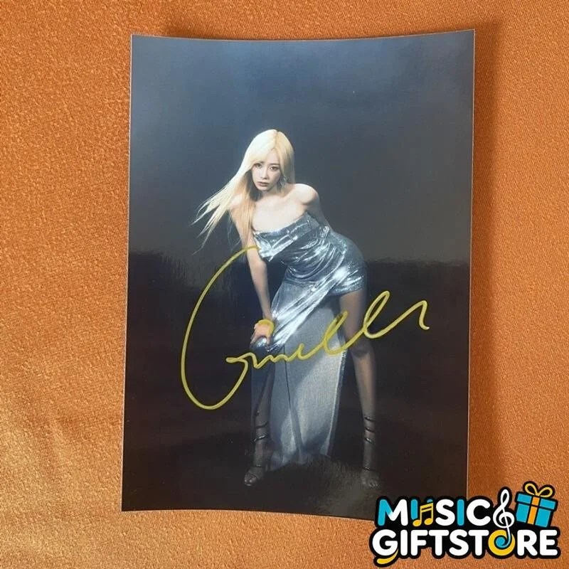 aespa GISELLE Autographed Signed Photo Metal China K-POP Collection 2024A #MUGS, изображение 4