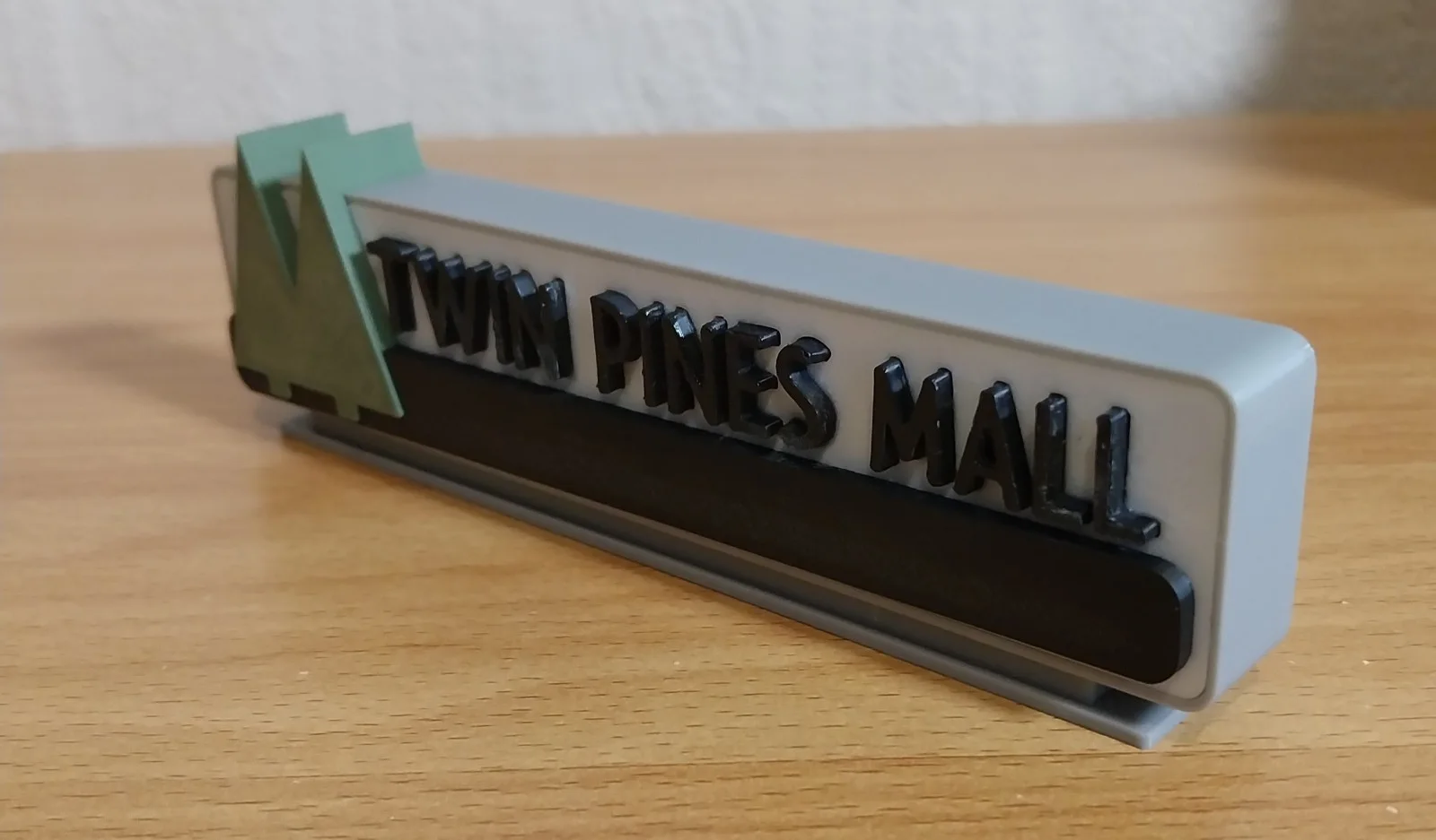 Back to the Future Twin Pine Mall Sign - 3D Printed Raw Print, image 3