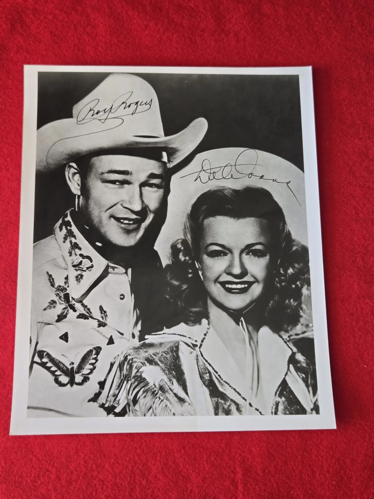 Roy Rogers, Dale Evans — Roy Rogers Dale Evans Signed 8x10 Photo Western Movie Stars w COA Ikard's, изображение 2