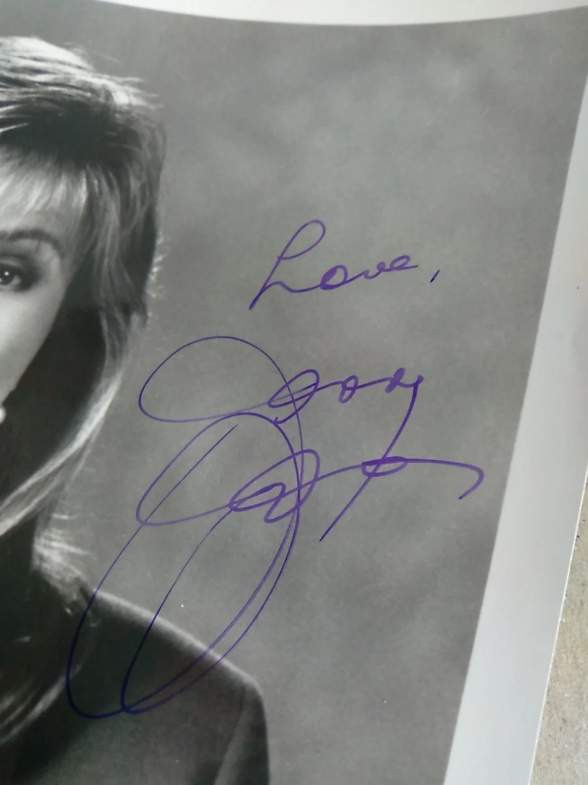 Jenny Jones — Jenny Jones Autographed Photo, image 2
