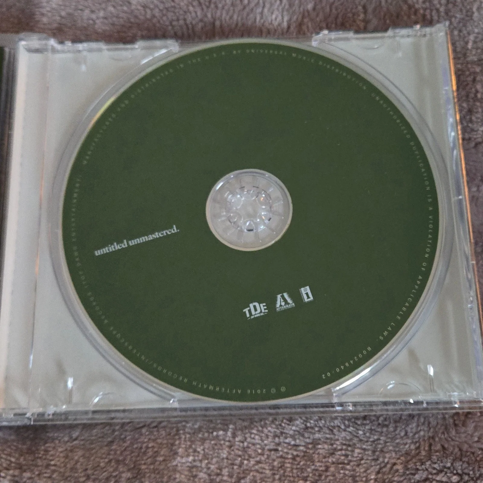 Kendrick Lamar - untitled unmastered Signed CD (Autographed, 2016), image 2