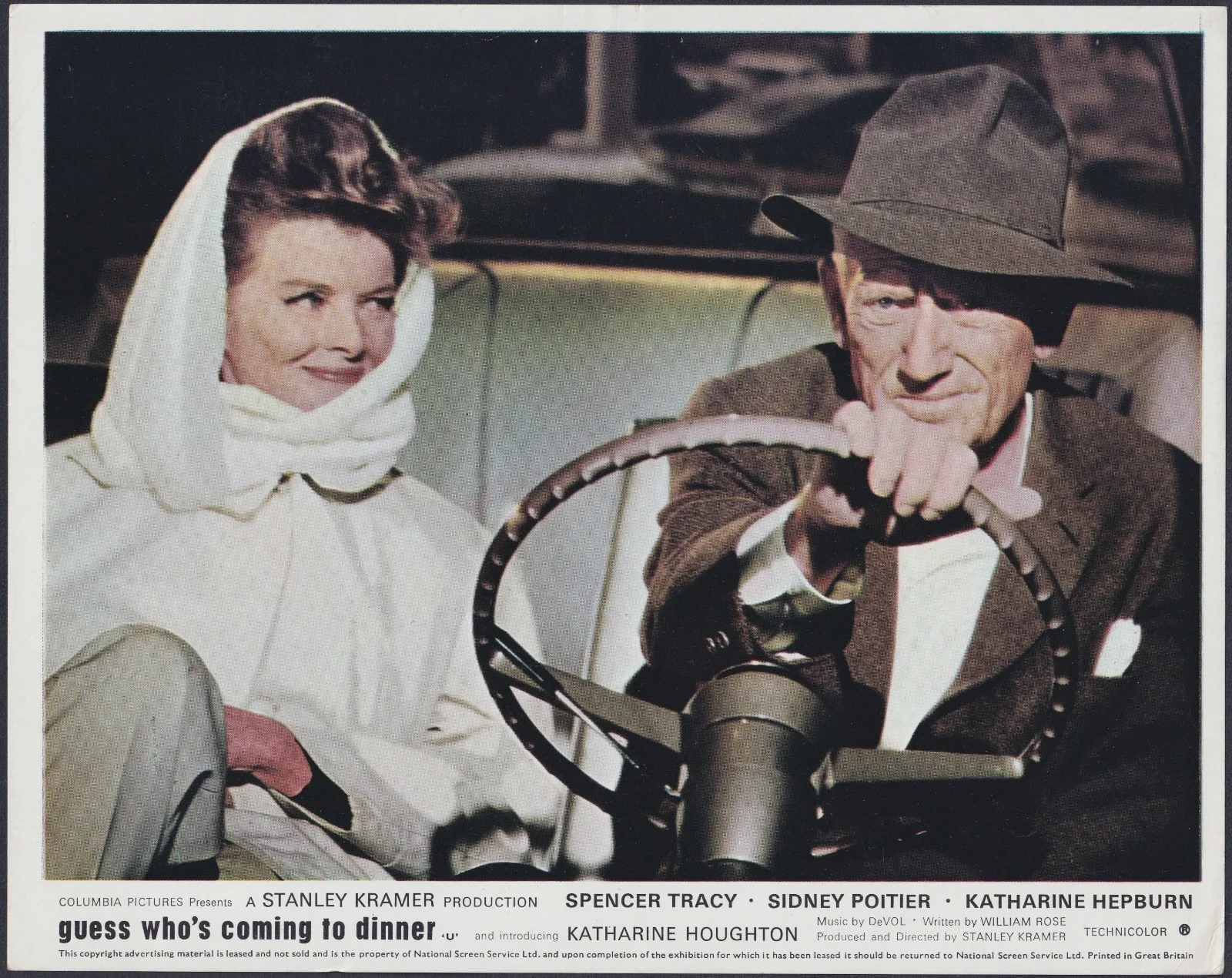 Guess Who's Coming to Dinner 8x ORIGINAL UK FOH Lobby Cards Katharine Hepburn, изображение 2