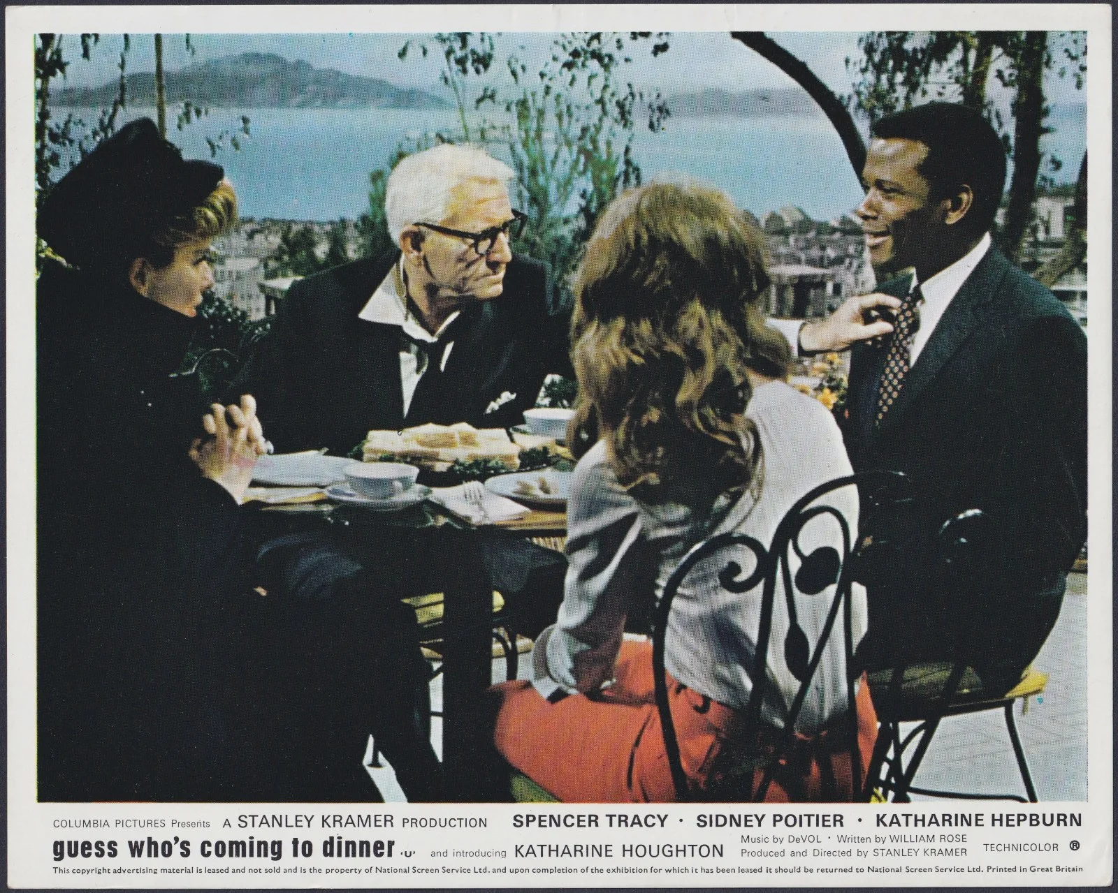 Guess Who's Coming to Dinner 8x ORIGINAL UK FOH Lobby Cards Katharine Hepburn, изображение 3