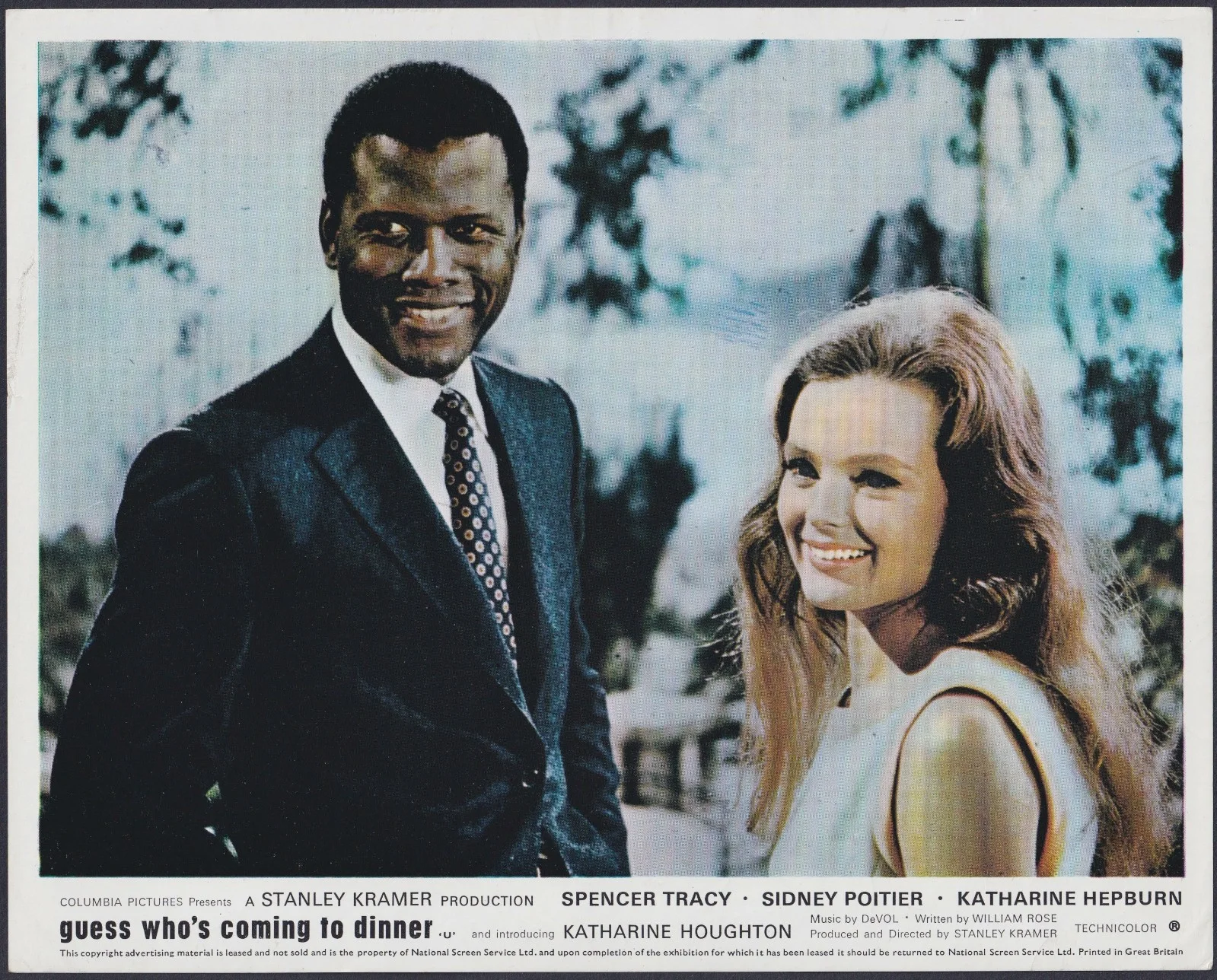 Guess Who's Coming to Dinner 8x ORIGINAL UK FOH Lobby Cards Katharine Hepburn, изображение 4