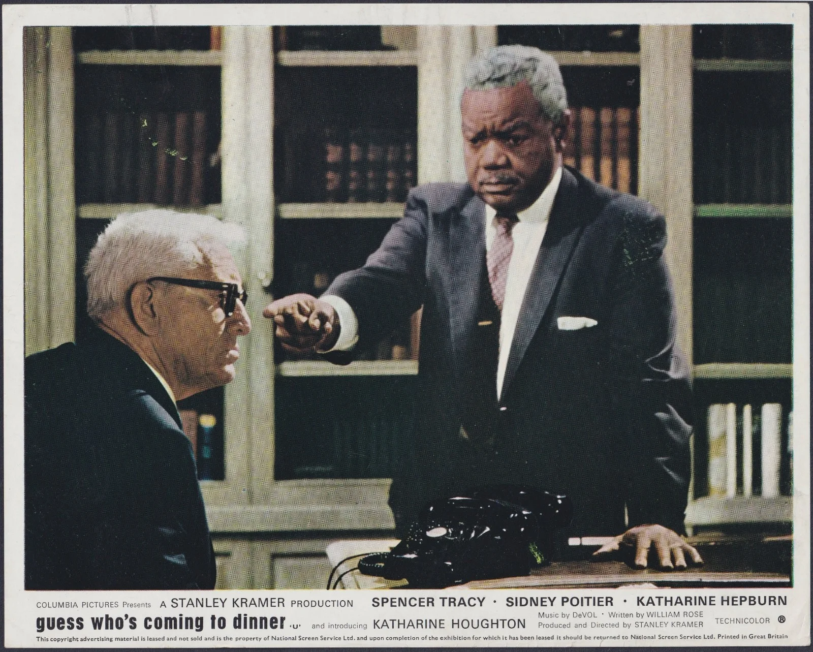 Guess Who's Coming to Dinner 8x ORIGINAL UK FOH Lobby Cards Katharine Hepburn, изображение 5
