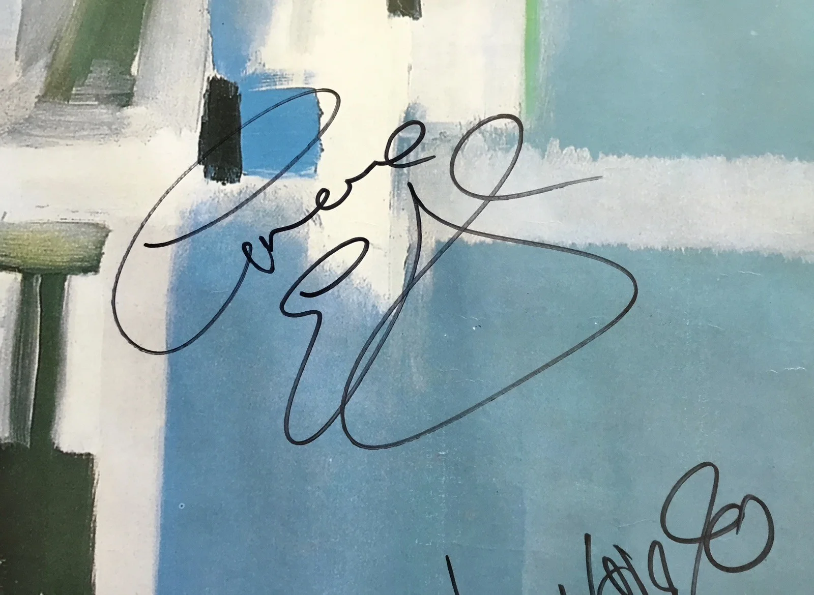 RARE 3 Signed Autograph Moody Blue Sur La Mer Album Promo Poster, изображение 4