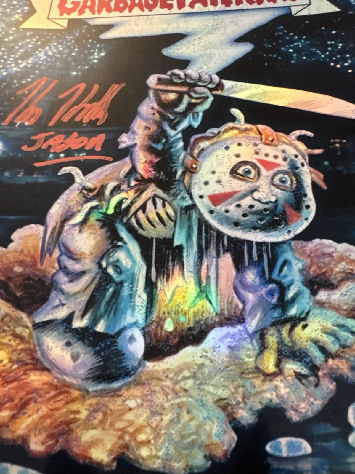 Kane Hodder — GPK Kane Hodder signed 8.5x11 Friday the 13th Jason Camp Crystal Jake JSA, изображение 2