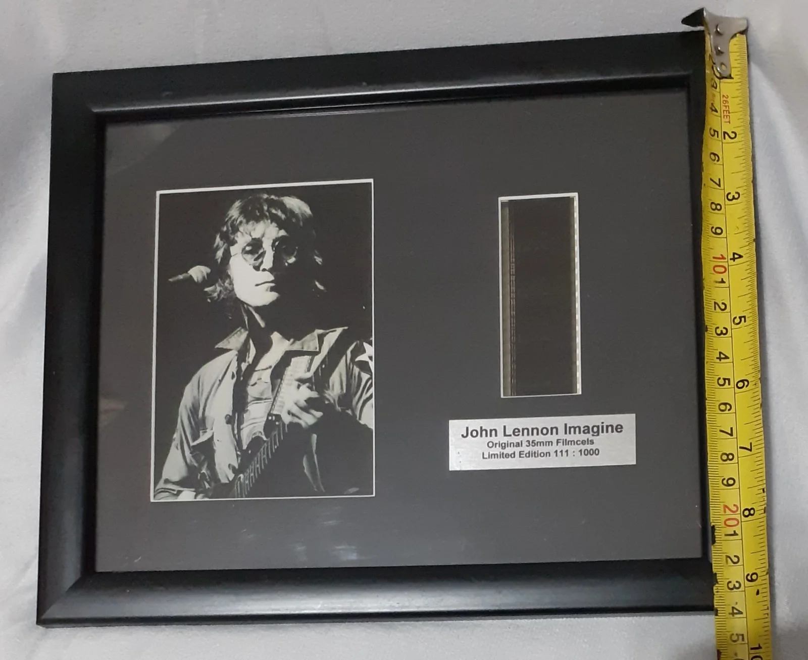 Framed JOHN LENNON Photo & Original Film Cells from "IMAGINE" Ltd Ed. #111/ 1000, image 4