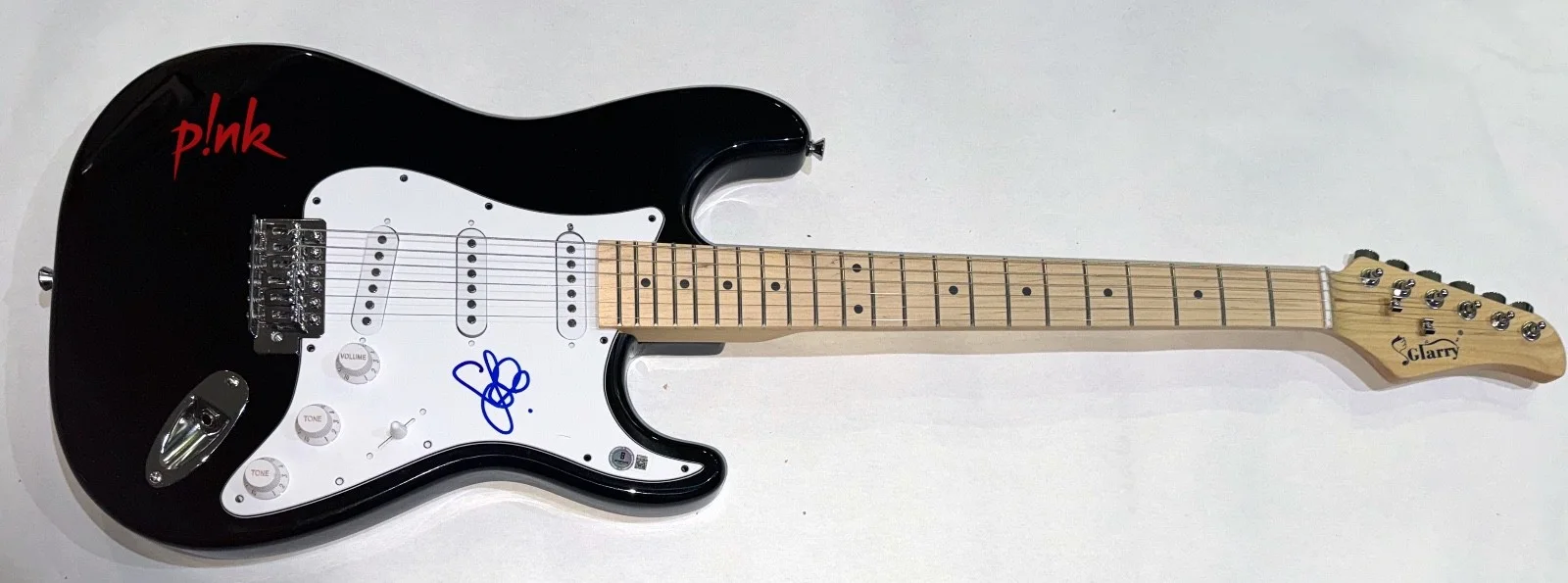 P!NK Pink Signed Autograph Electric Guitar Alecia Moore Missundaztood BAS COA, изображение 3