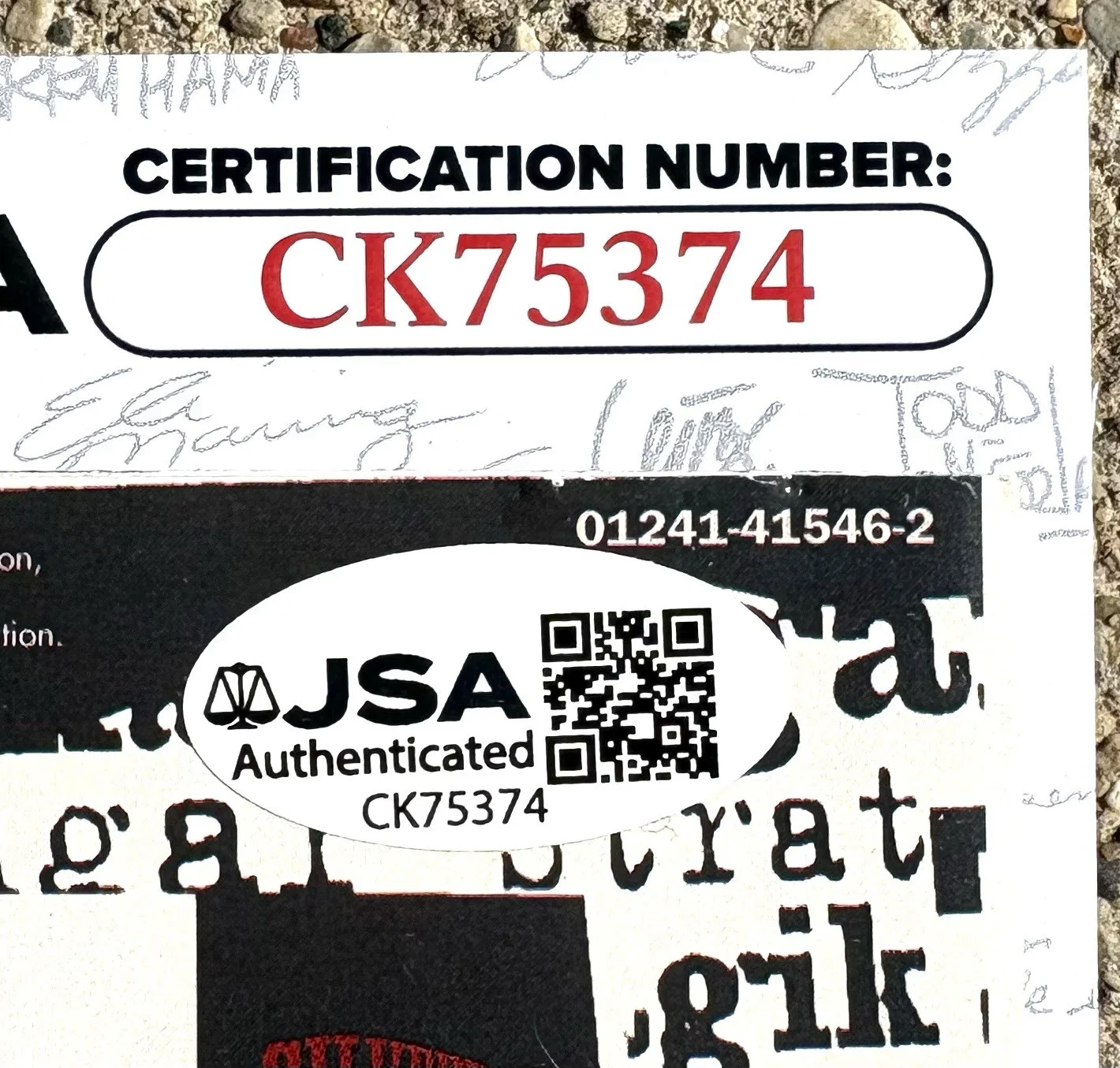 CHRIS DUARTE SIGNED CD JSA COA TEXAS SUGAR STRAT MAGIK, image 2