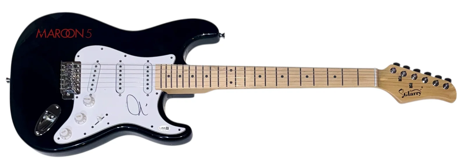 Adam Levine Maroon 5 Signed Autograph Electric Guitar Lead Singer JSA COA, изображение 2