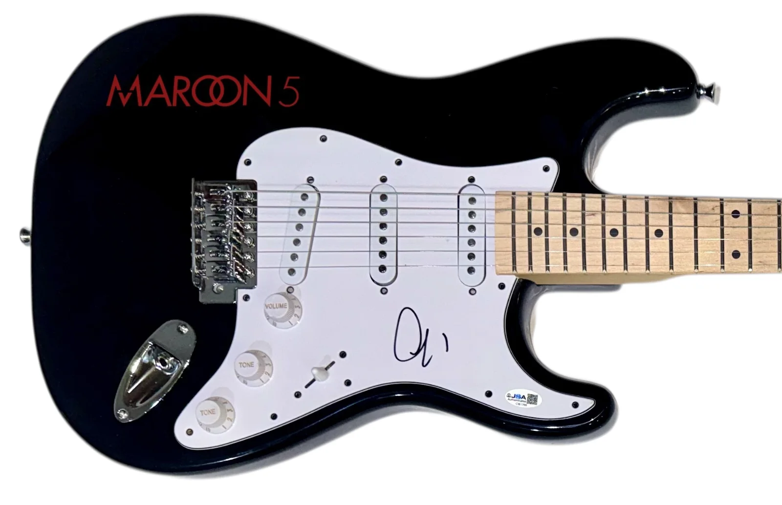 Adam Levine Maroon 5 Signed Autograph Electric Guitar Lead Singer JSA COA, изображение 4