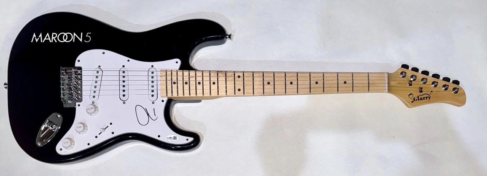 Adam Levine Maroon 5 Signed Autograph Electric Guitar Lead Singer JSA COA, изображение 3