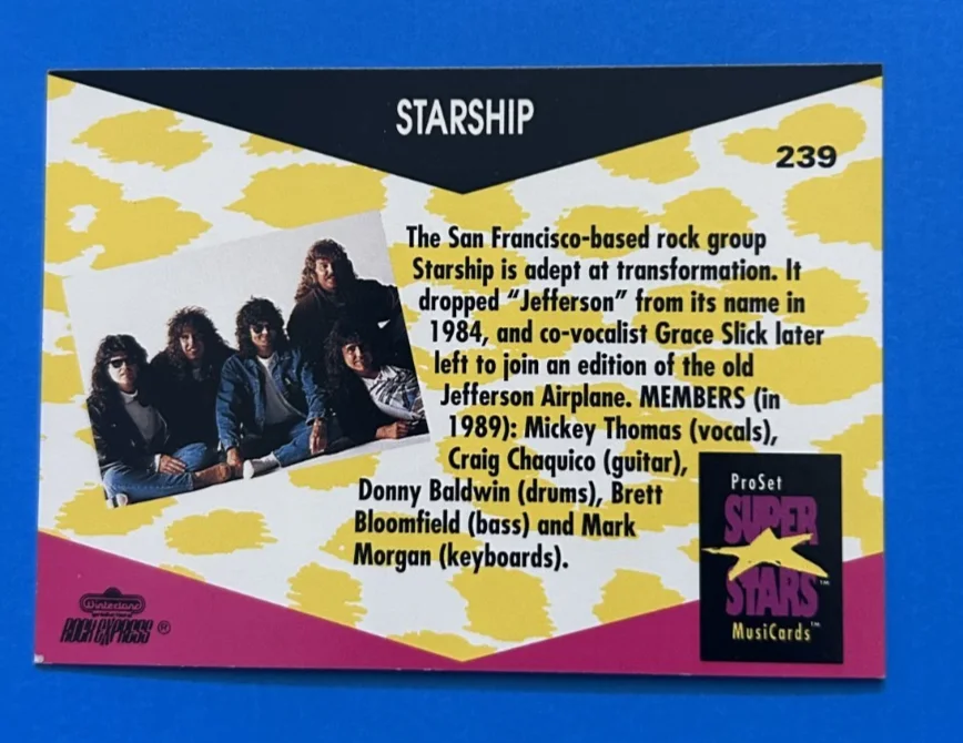 MICKEY THOMAS SIGNED AUTOGRAPHED PHOTO JEFFERSON STARSHIP AIRPLANE SARA, изображение 2