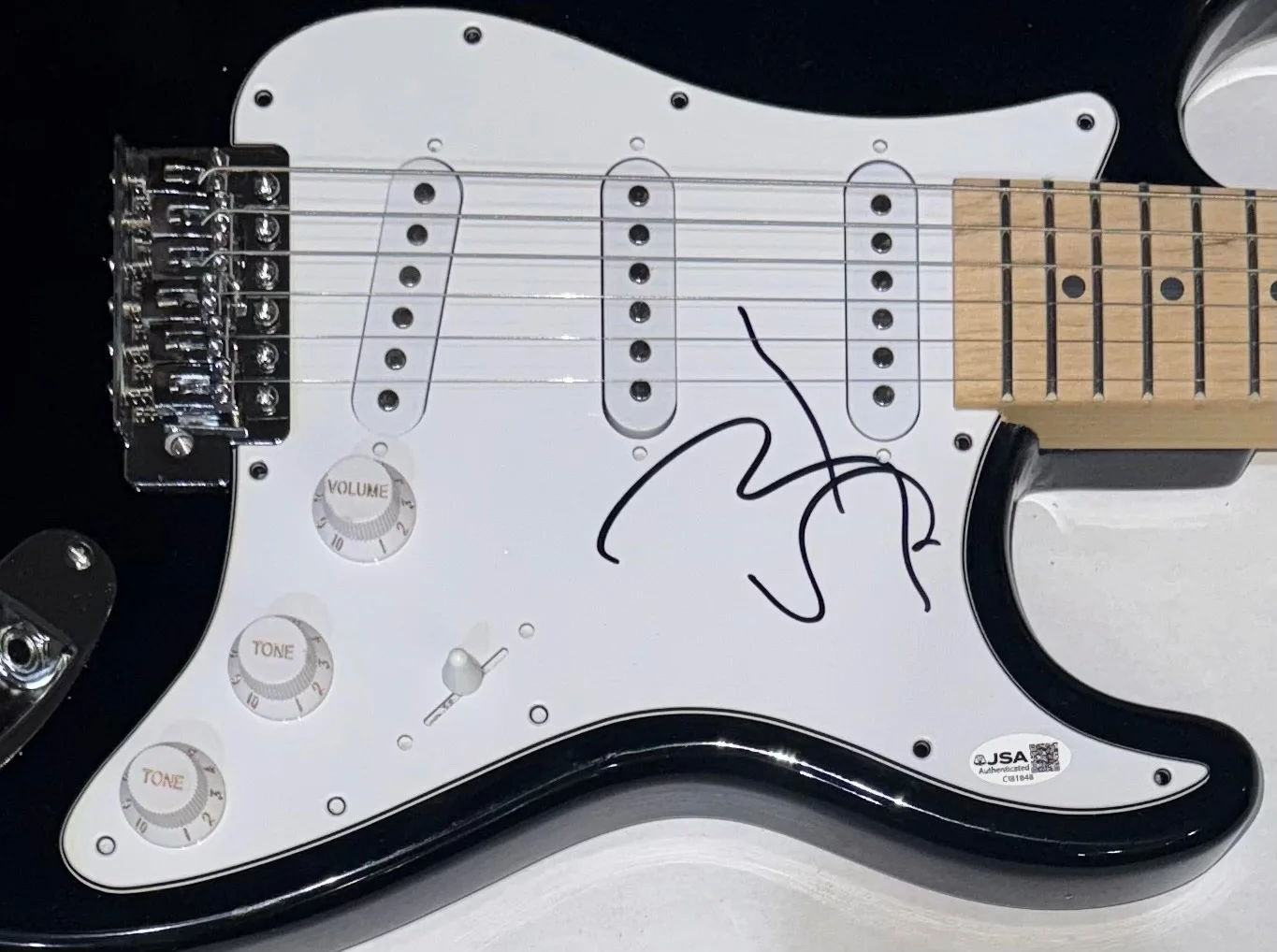Johnny Depp Signed Autograph Electric Guitar Hollywood Vampires JSA COA, image 3