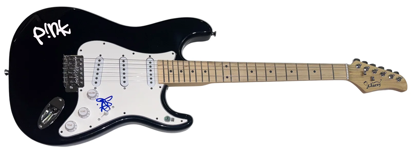 P!NK Pink Signed Autograph Electric Guitar Alecia Moore Missundaztood BAS COA, изображение 2