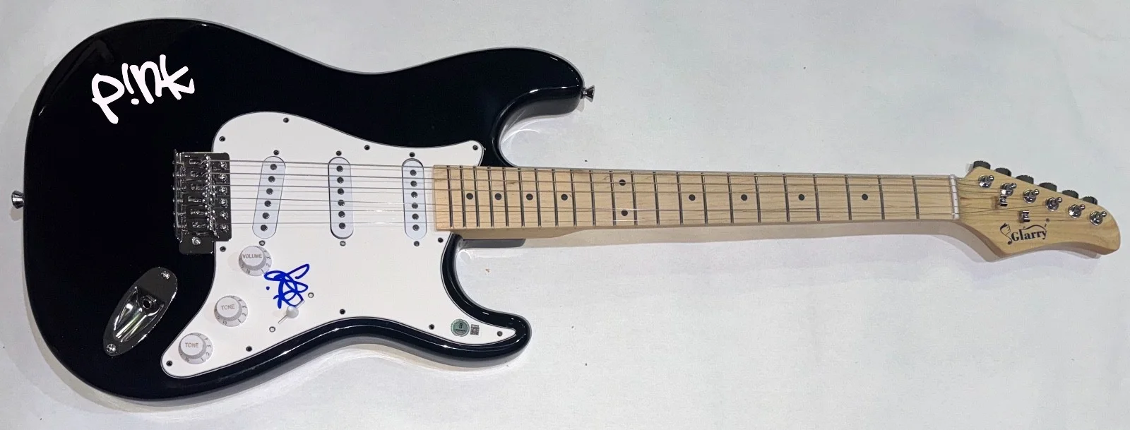 P!NK Pink Signed Autograph Electric Guitar Alecia Moore Missundaztood BAS COA, изображение 3