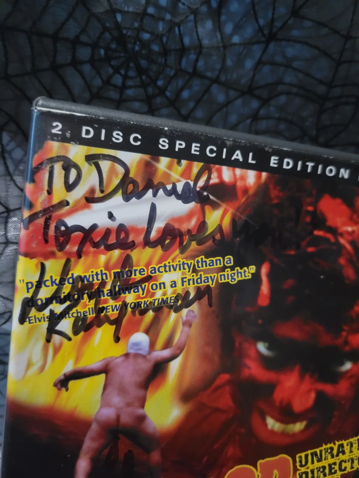 Lloyd Kaufman — Terror Firmer Lloyd Kaufman Signed Autographed Troma 2disc DVD w Fold out Poster, изображение 2