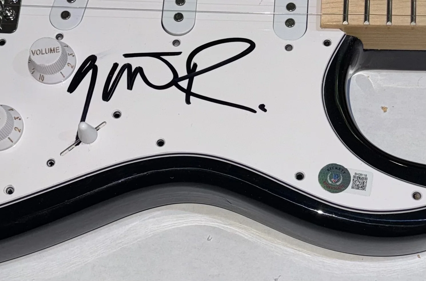 Gavin Rossdale BUSH Signed Autograph Electric Guitar Band Sixteen Stone Beckett, изображение 5