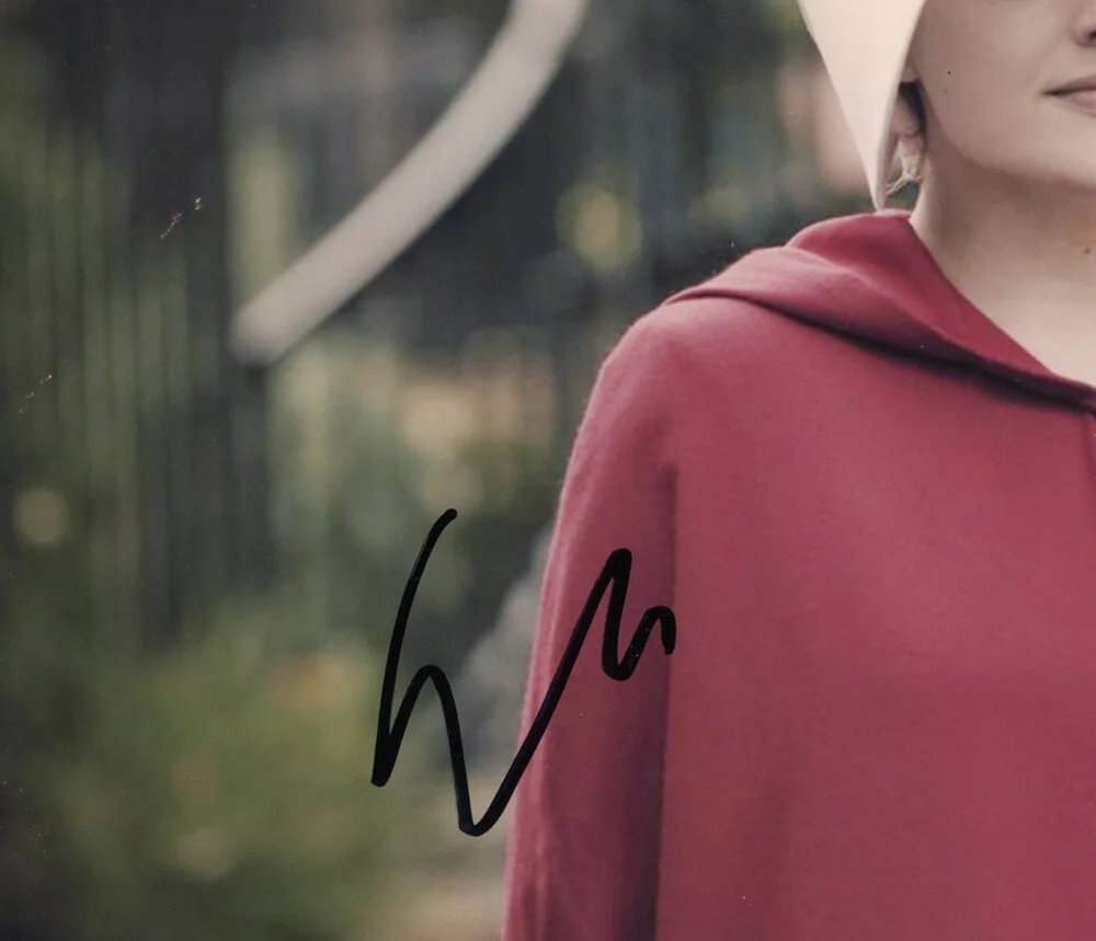 ELISABETH MOSS — Elisabeth Moss signed "HANDMAID'S TALE" 8x10 Photo a Imperfect Women ACOA COA, изображение 4