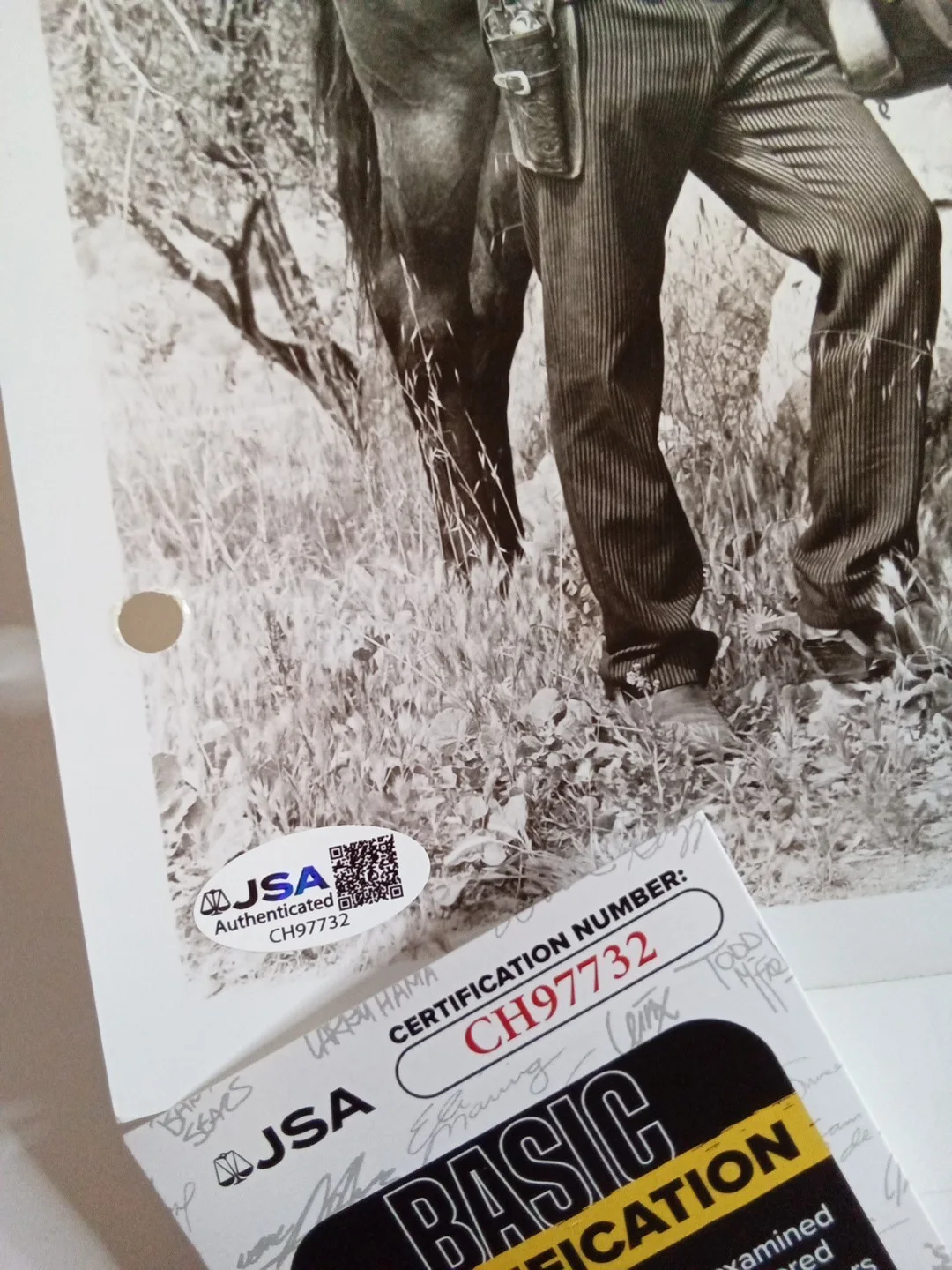 Monte Hale Signed 8x10 Photo Singing Cowboy Legend JSA, image 4