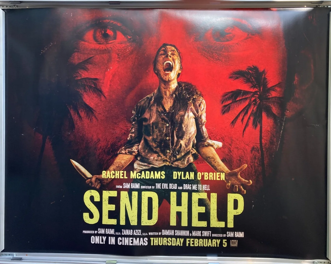 Cinema Poster: SEND HELP 2026 (Main Quad) Sam Raimi Rachel McAdams, изображение 2