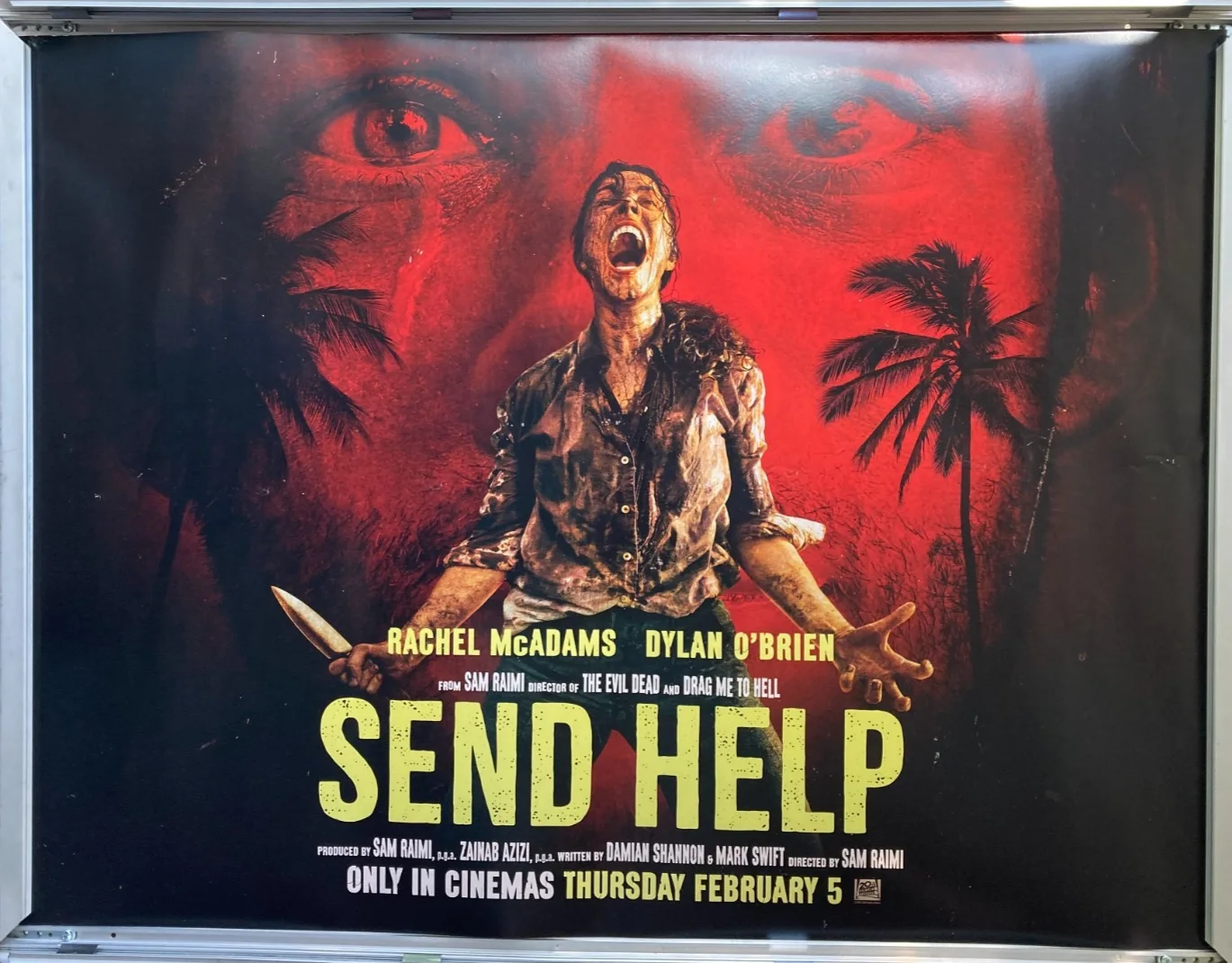 Cinema Poster: SEND HELP 2026 (Main Quad) Sam Raimi Rachel McAdams, изображение 3