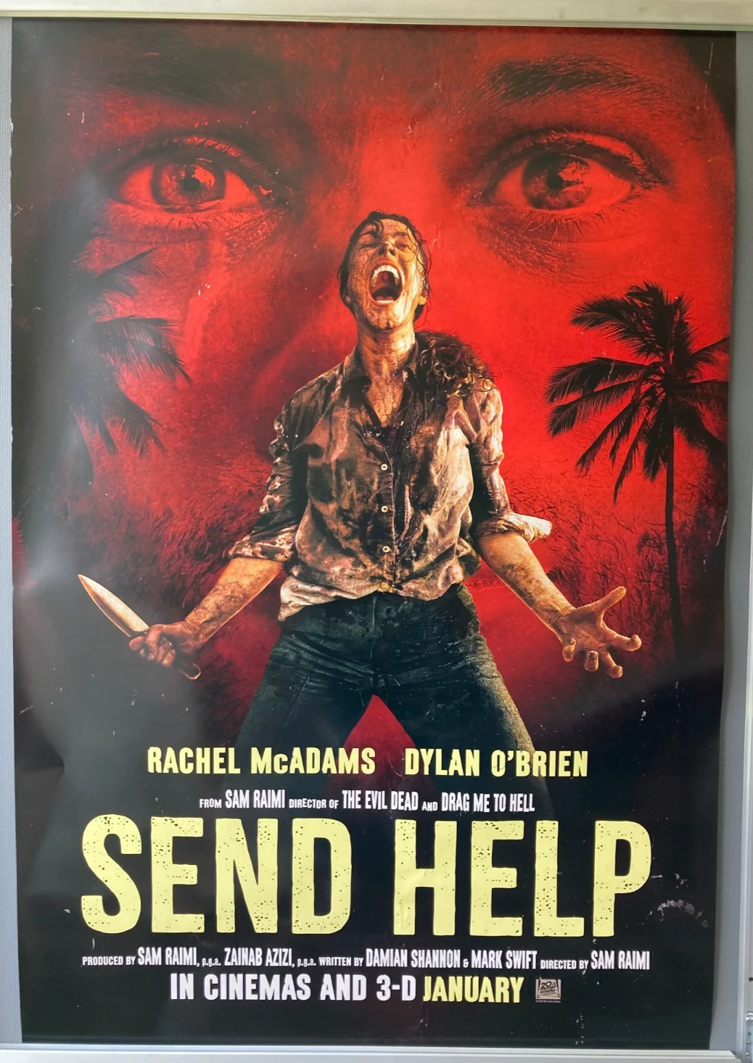 Cinema Poster: SEND HELP 2026 (Main One Sheet) Sam Raimi Rachel McAdams, изображение 2