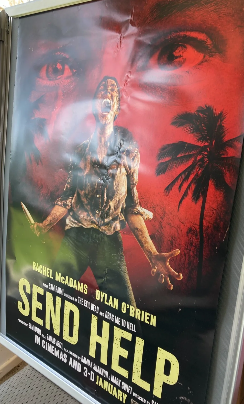 Cinema Poster: SEND HELP 2026 (Main One Sheet) Sam Raimi Rachel McAdams, изображение 3