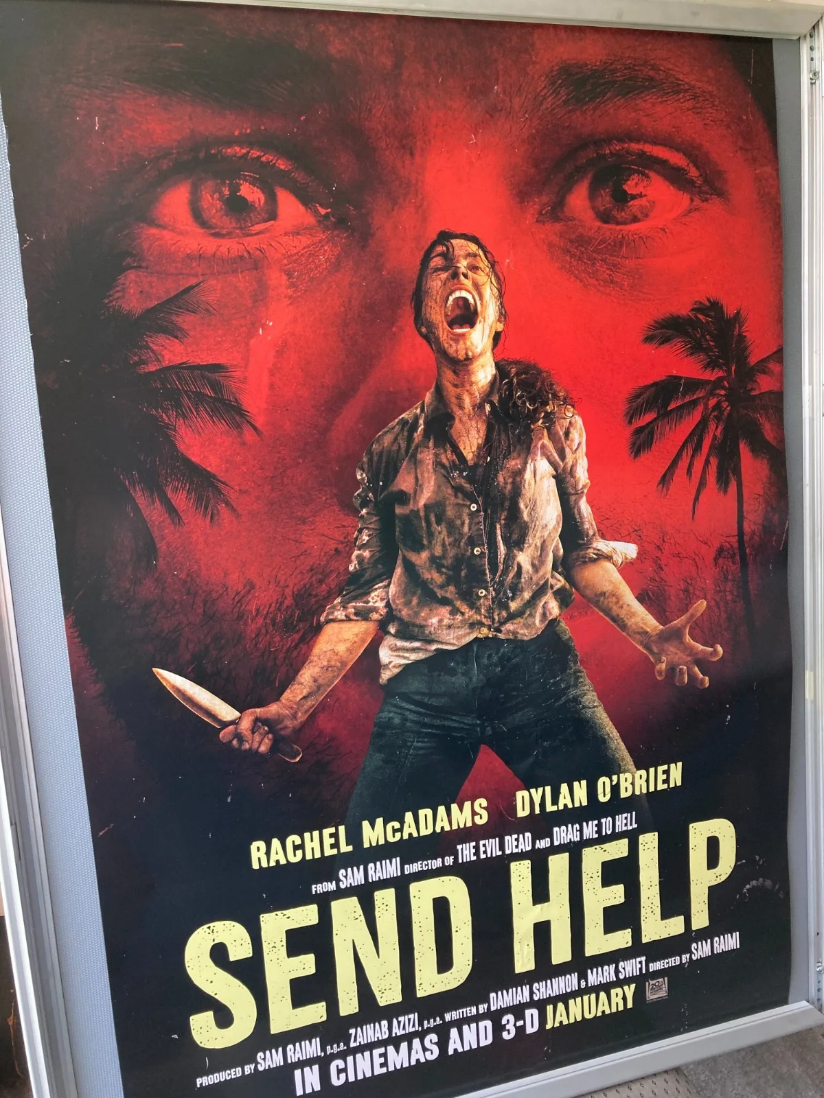 Cinema Poster: SEND HELP 2026 (Main One Sheet) Sam Raimi Rachel McAdams, изображение 4