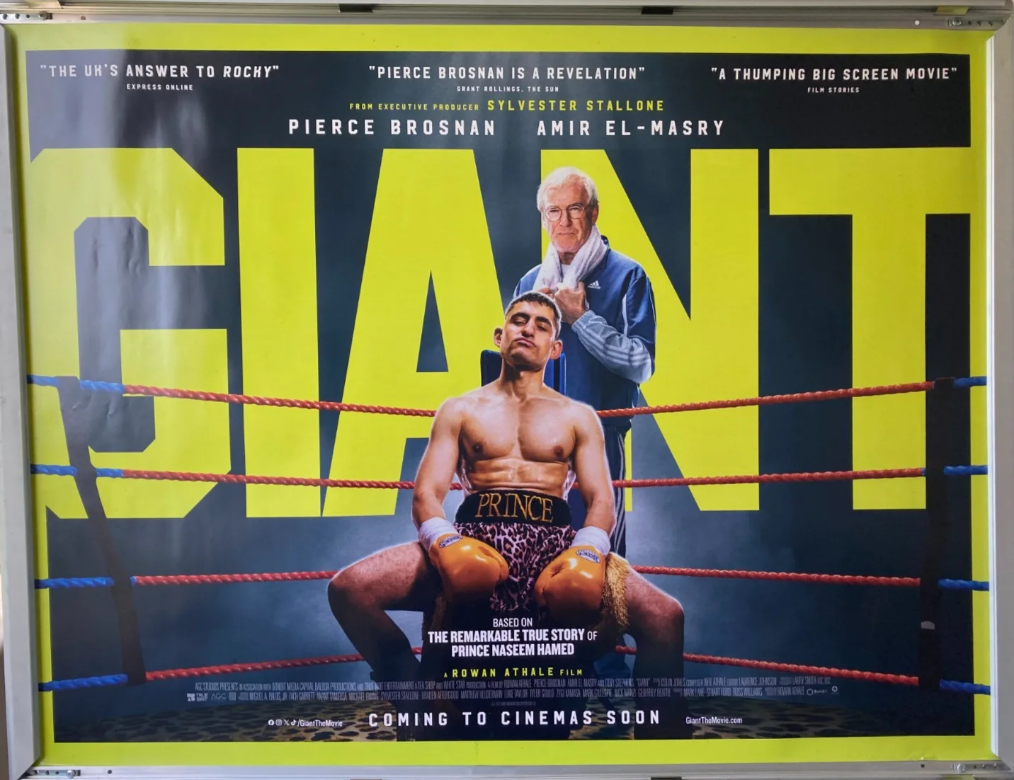 Cinema Poster: GIANT 2026 (Quad) Pierce Brosnan Amir El-Masry Naseem Hamed, изображение 2