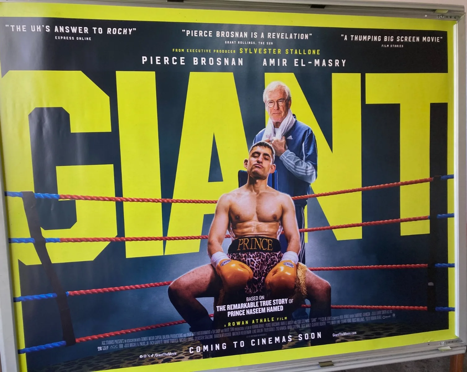 Cinema Poster: GIANT 2026 (Quad) Pierce Brosnan Amir El-Masry Naseem Hamed, изображение 3