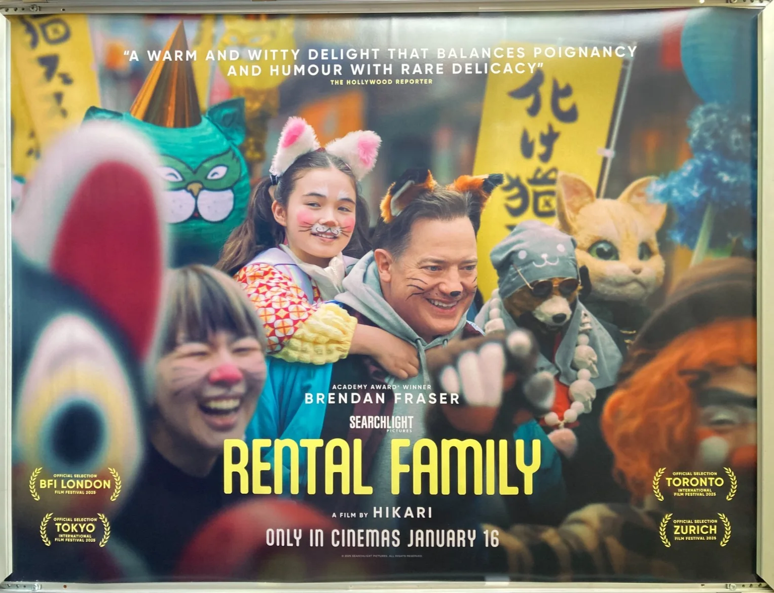 Cinema Poster: RENTAL FAMILY 2026 (Quad) Brendan Fraser Takehiro Hira, изображение 2