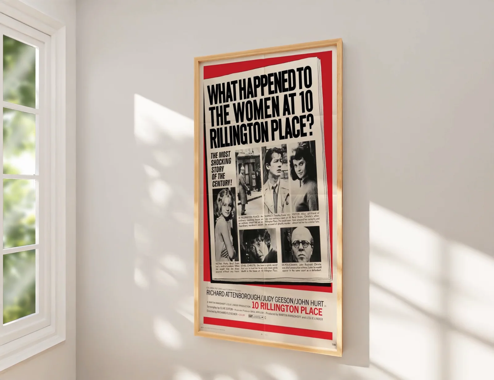 10 Rillington Place 1971 Crime Film - Restored 30" x 40" UK Quad Poster, изображение 2