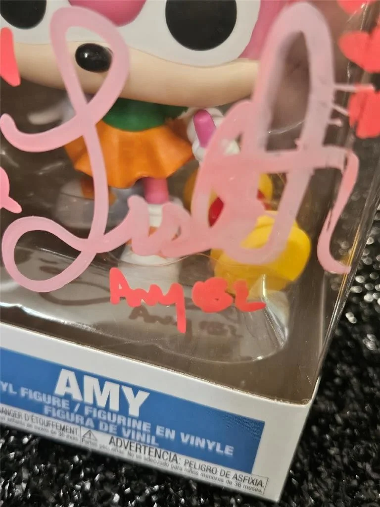 LISA ORTIZ — LISA ORTIZ HAND SIGNED AUTOGRAPHED FUNKO POP! 1171 AMY SONIC THE HEDGEHOG COA, изображение 3