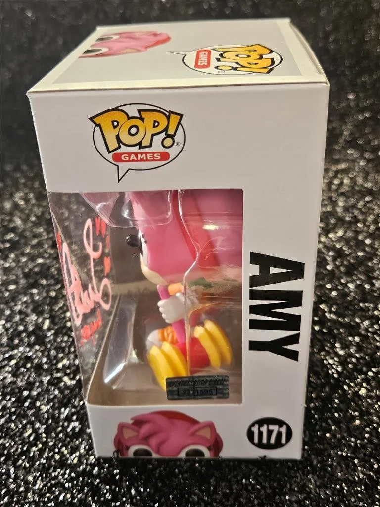 LISA ORTIZ — LISA ORTIZ HAND SIGNED AUTOGRAPHED FUNKO POP! 1171 AMY SONIC THE HEDGEHOG COA, изображение 5