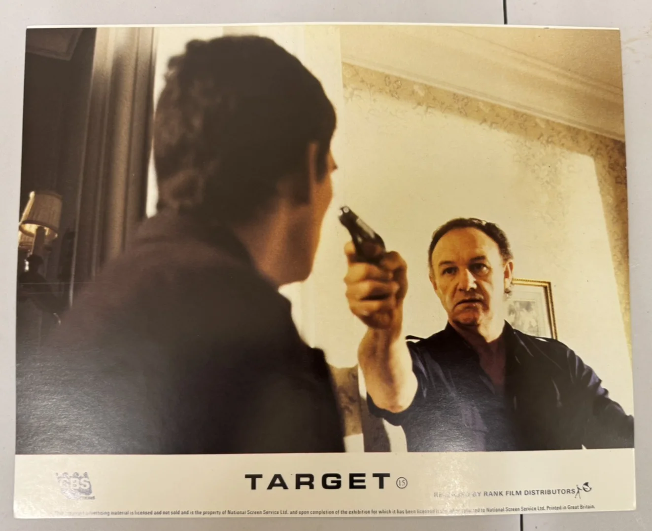Target 6x Original UK FOH Lobby Cards Gene Hackman Matt Dillon 1985 x8, image 2