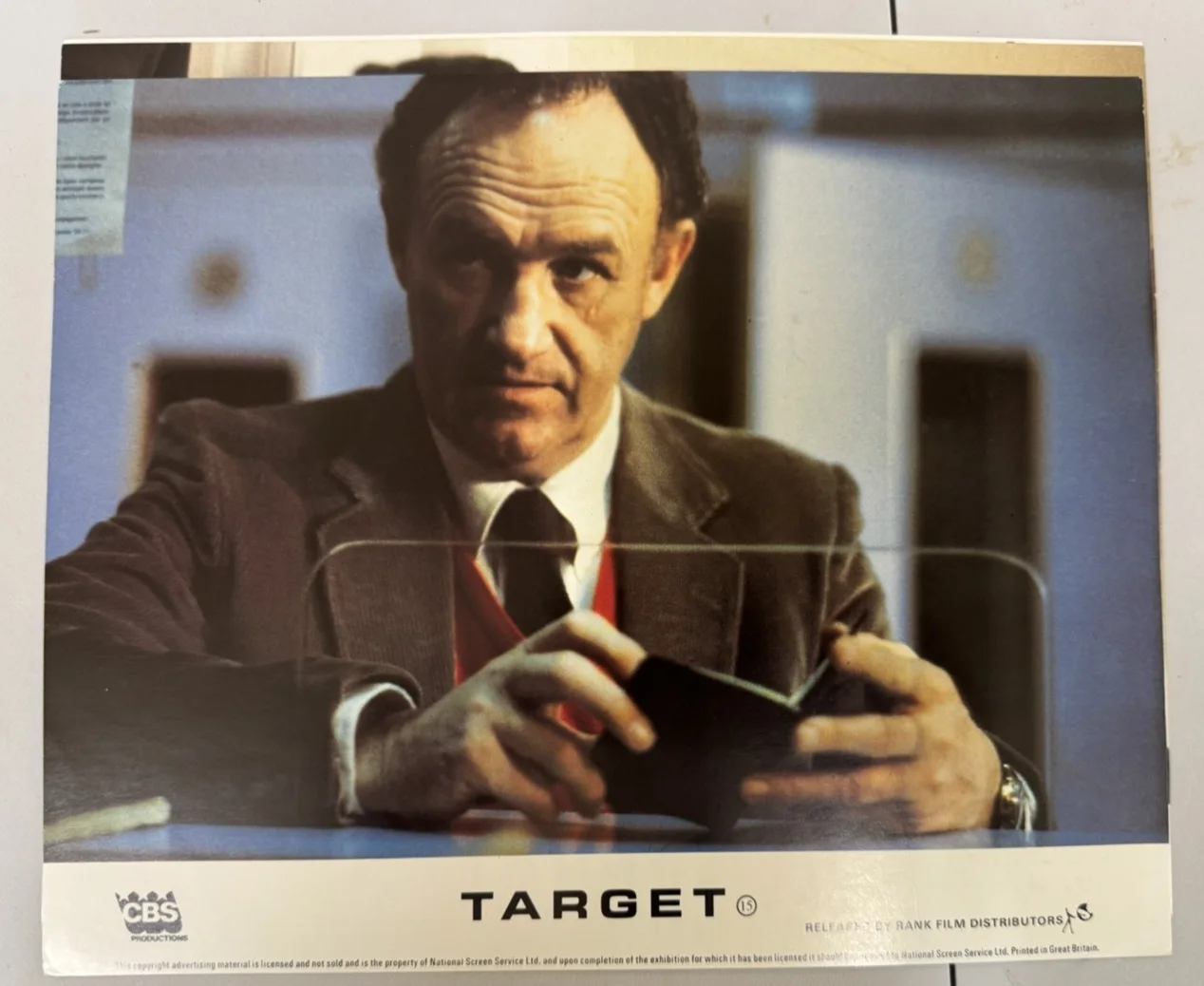 Target 6x Original UK FOH Lobby Cards Gene Hackman Matt Dillon 1985 x8, image 4