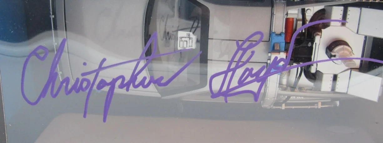 Christopher Lloyd Signed 1:18 Scale Hot Wheels Back to the Future DeLorean JSA, image 2