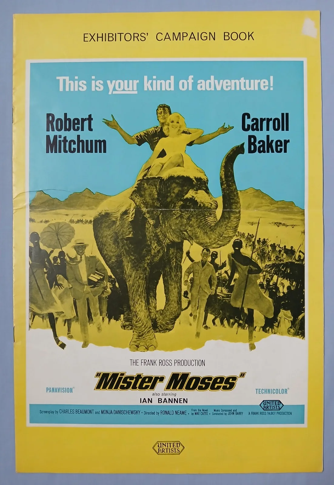 MISTER MOSES (1965) orig UK Campaign Press Book - Robert Mitchum, Carroll Baker, image 2
